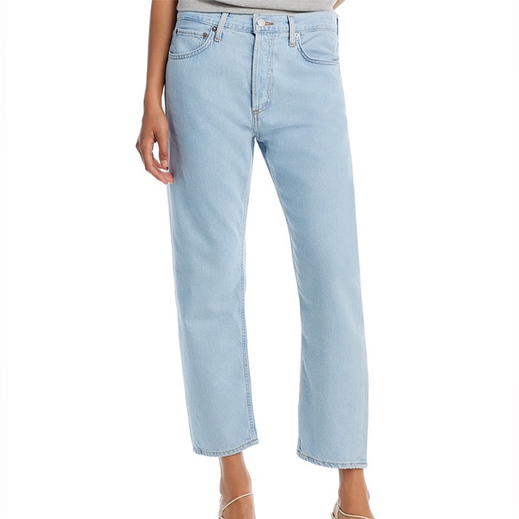 Agolde Denim - AGOLDE Parker Straight Mid Rise Cropped Jeans